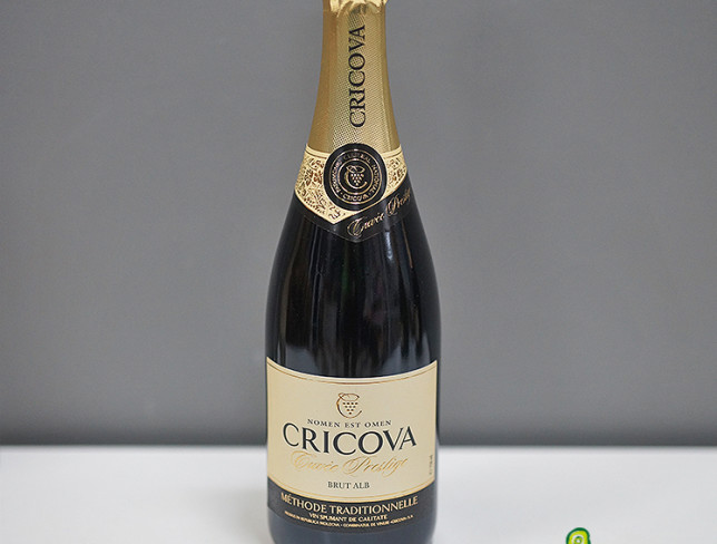 Шампанское Cricova Prestige белое брют 0,75 л Фото